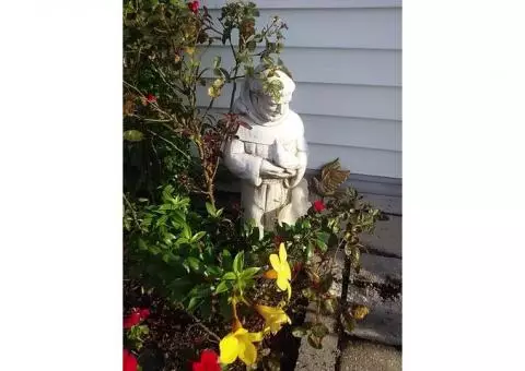 Saint Francis outdoor statue