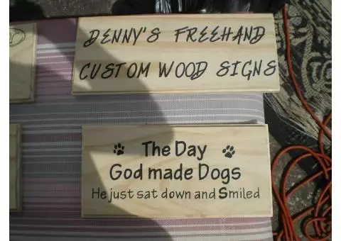Denny's HandMade Wood Sign's
