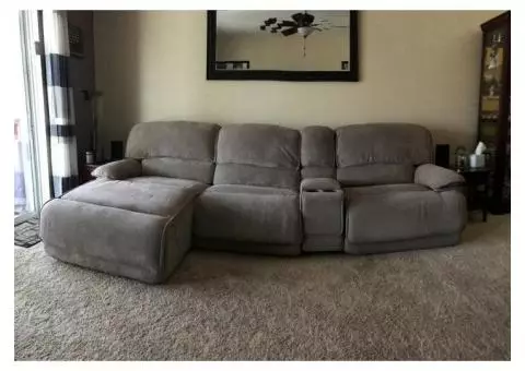 Electric Recliner Sectional Couch